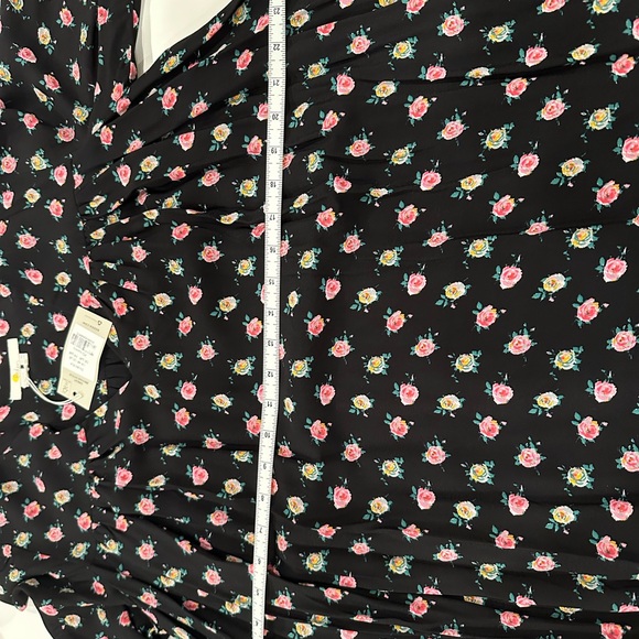 Boden yolk black floral midi dress sz 4 - Picture 7 of 7